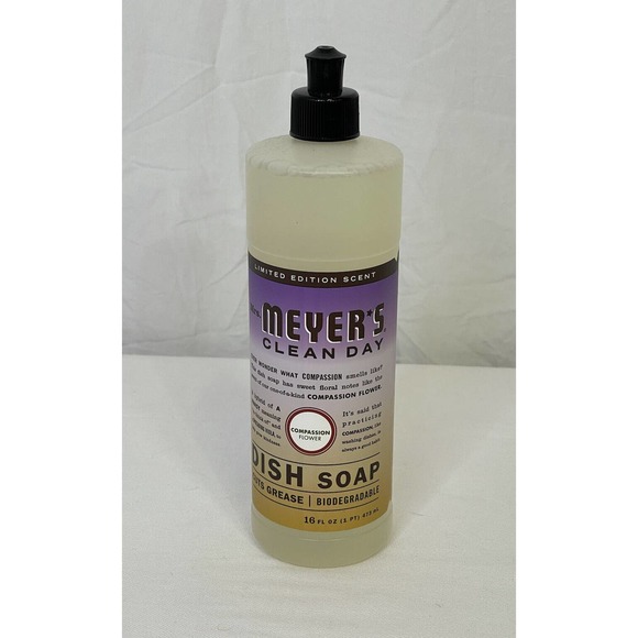 Mrs. Meyer's Clean Day Limited Edition Compassion Flower 16oz Liquid Dish Soap - Picture 1 of 5